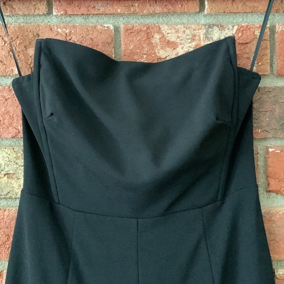 Hello Molly Black Strapless Zipper Jumpsuit - Picture 4 of 9